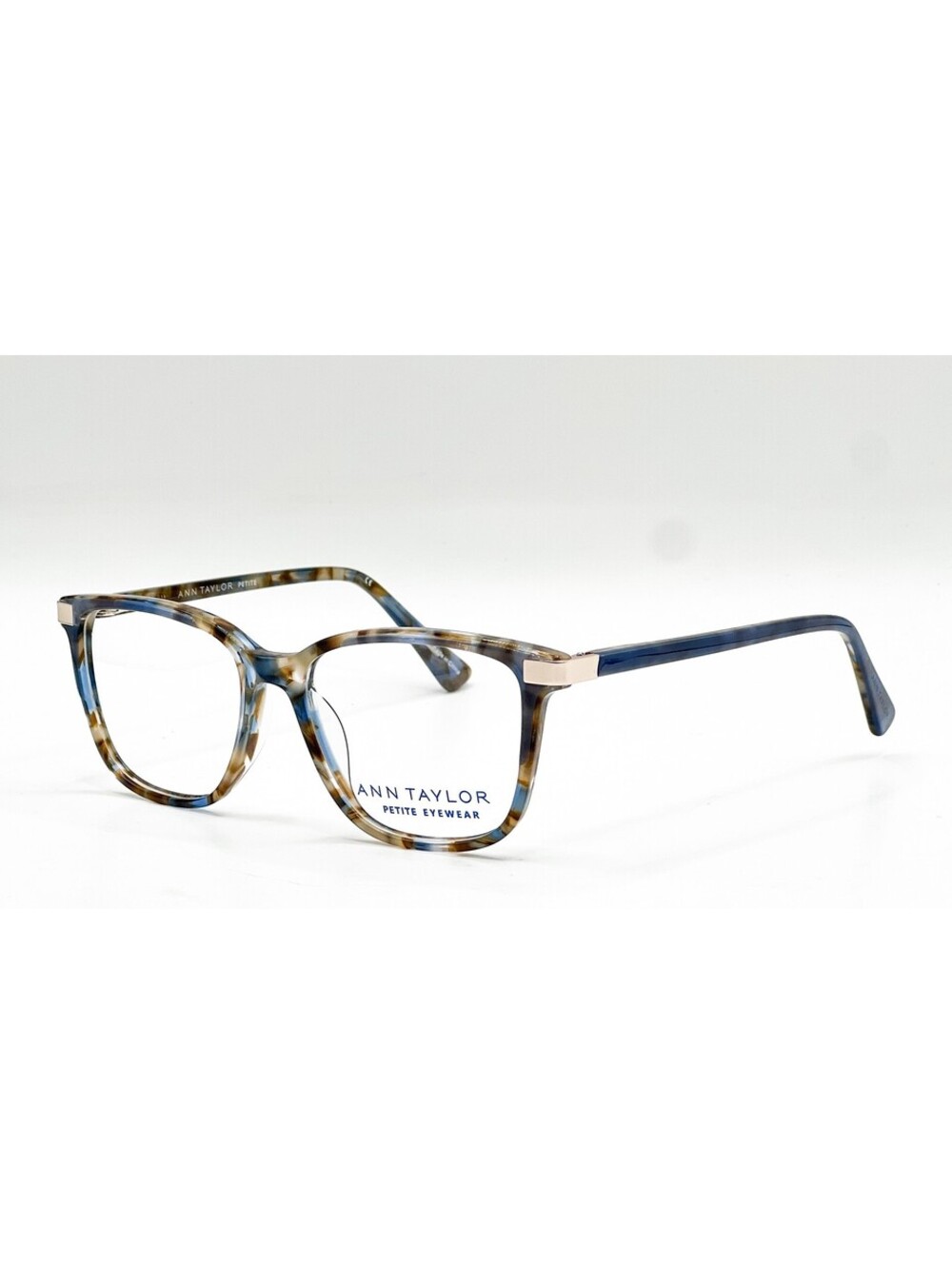 Ann Taylor Atp819 C02 Chambray Blue Authentic Eyeglasses 47-14-130 - Picture 1 of 5